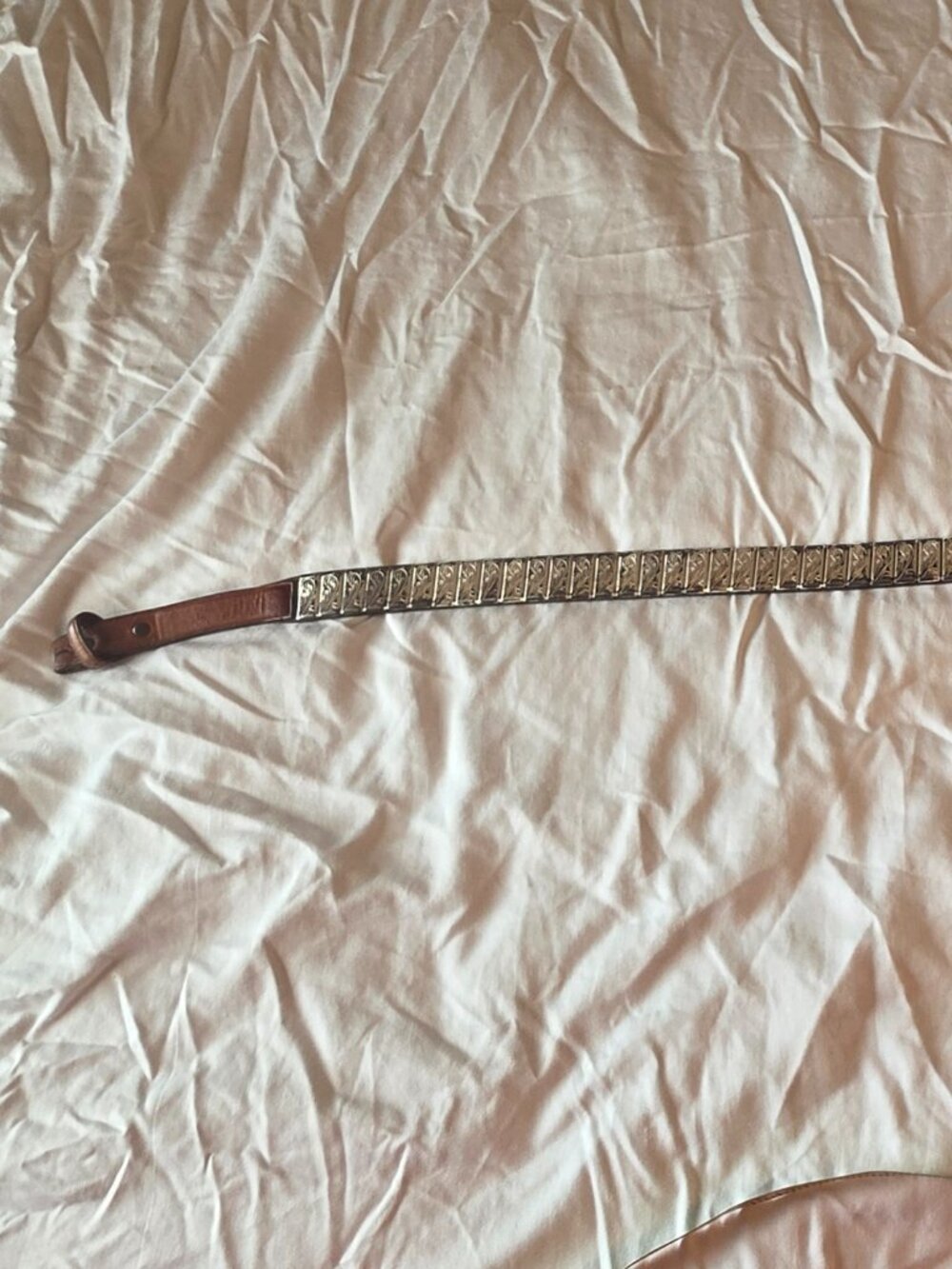 Mens Justin Concho Belt - Size 40 - Plenty of LIfe Left.